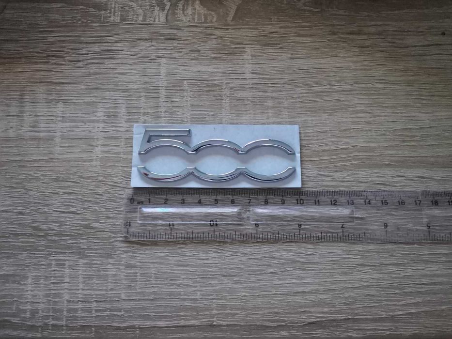 сребриста емблема Фиат Fiat 500