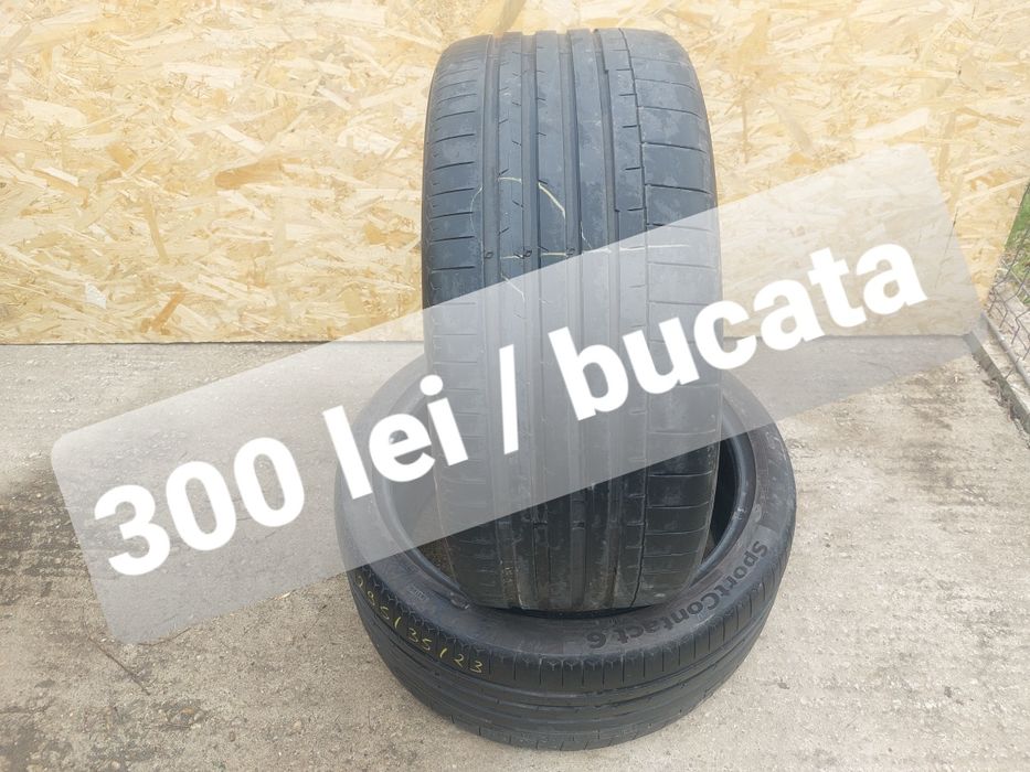 300 lei bucata! Doua anvelope de vara 295 35 r23 Continental dot 2023