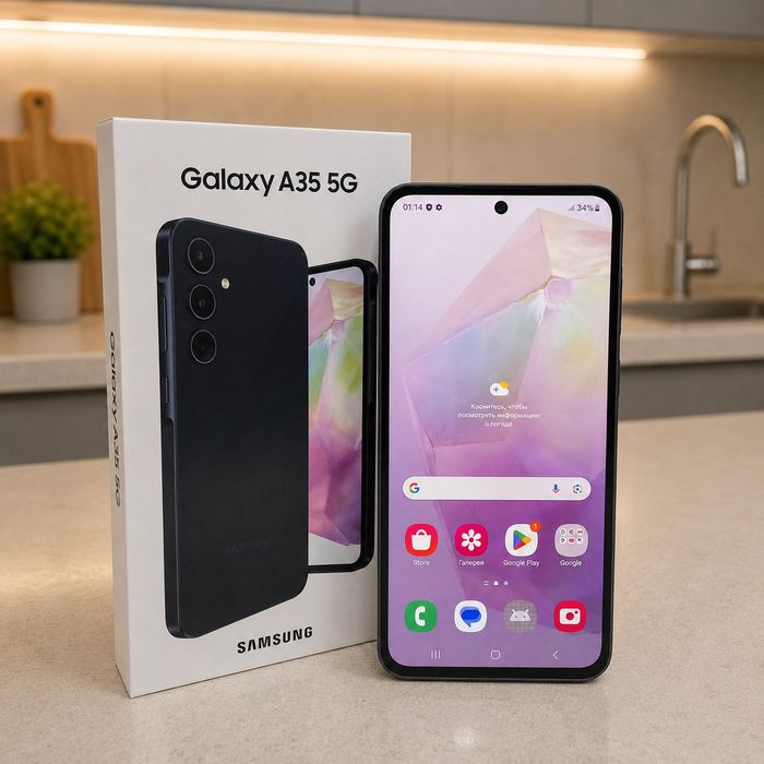 Samsung A35 5G в хорошем состоянии.