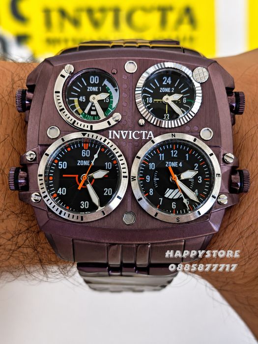 INVICTA Purple 54 mm, Инвикта нов мъжки часовник