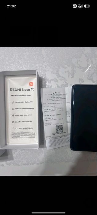 Чисто нов.Xiomi Redmi Note 15