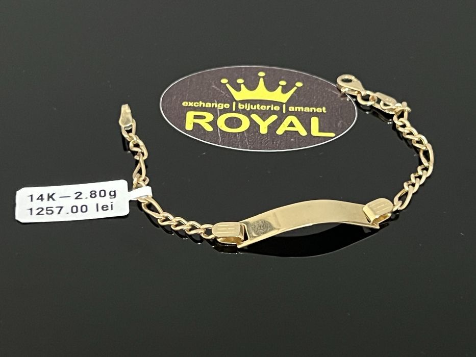 Bijuteria Royal CB : Bratara copil aur 14K 585   2,80 gr