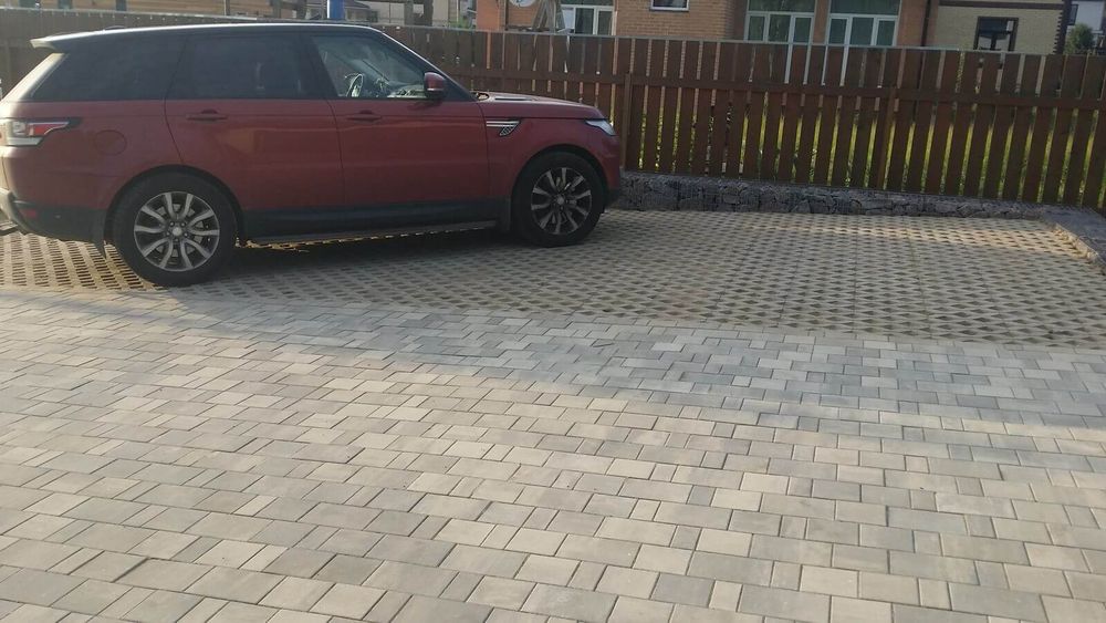 Укладка брусчатки