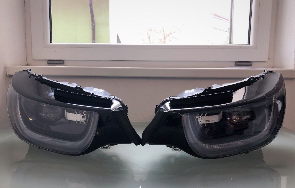 BMW I3 LCI set faruri full led far stanga dreapta plansa bord airbag