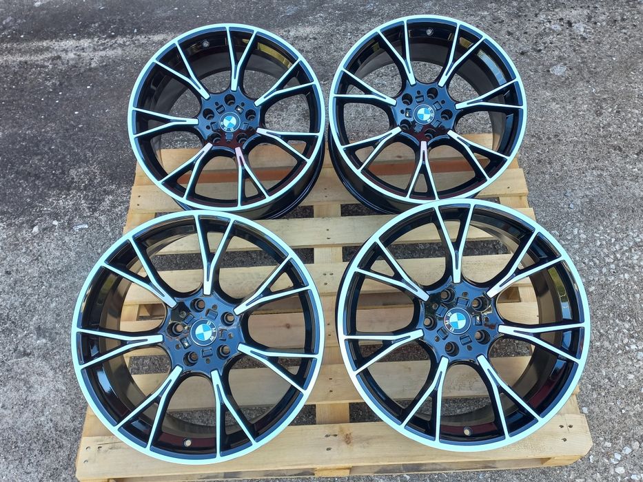 19.Bmw 5x120 Style 789M.Bicolour Jet Black Diamond cut.1 3 4 5 6 7 Er.