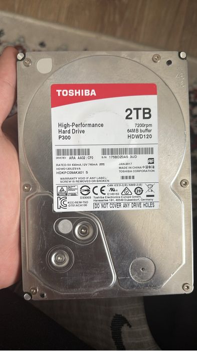 Жесткий диск на 2 тб