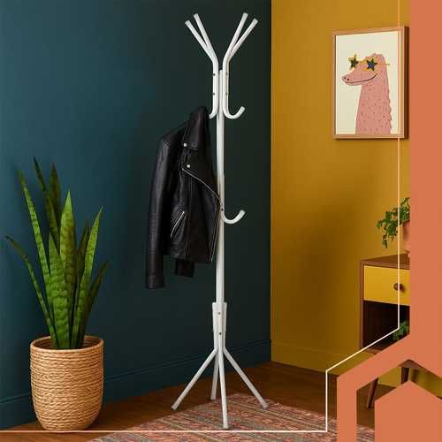 Права закачалка за дрехи / Стояща закачалка за дрехи - два цвята