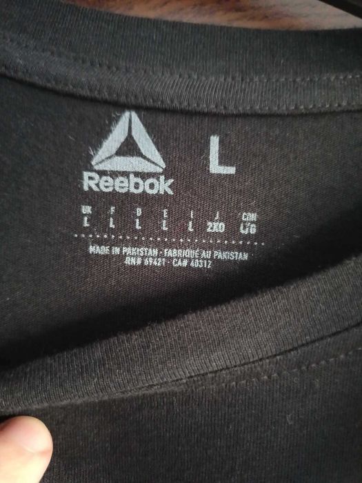 Reebok Performance Pure Cotton T-Shirt Mens Size Large