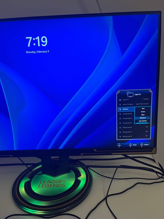 League of Legends edition gaming agon by aoc