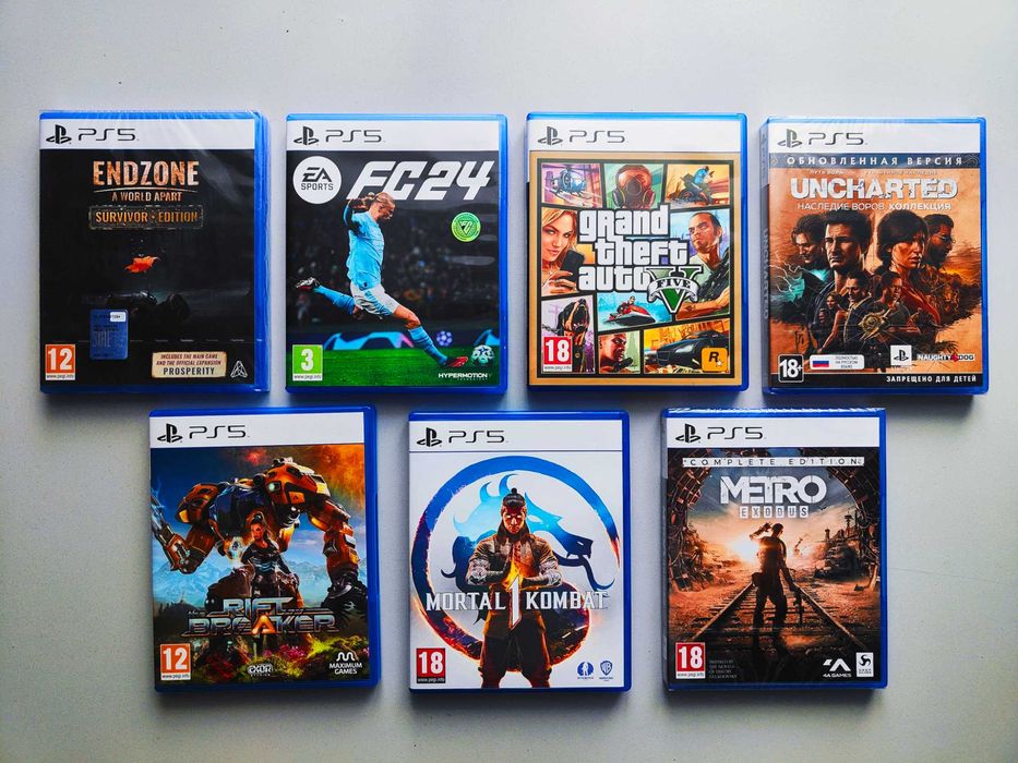 Игры диски на Sony PlayStation 4 5