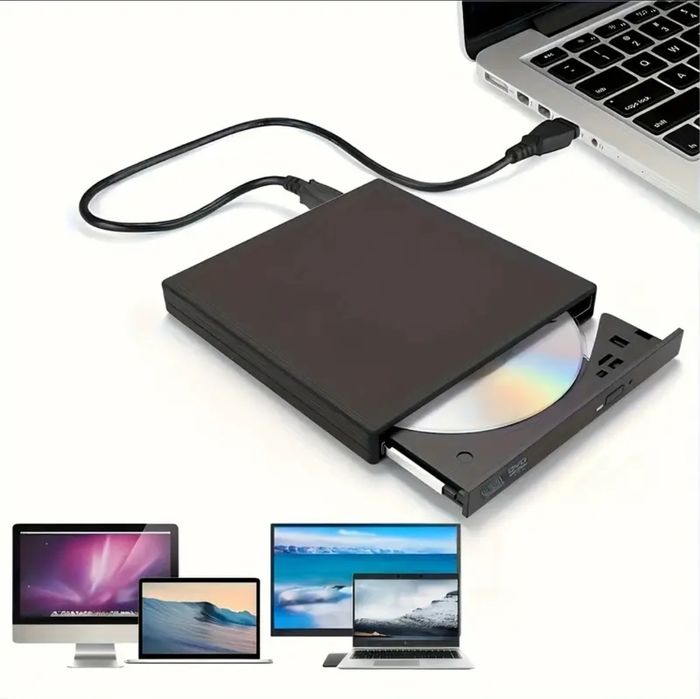 DVD player extern , Player DVD CD Portabil Laptop PC Software Filme