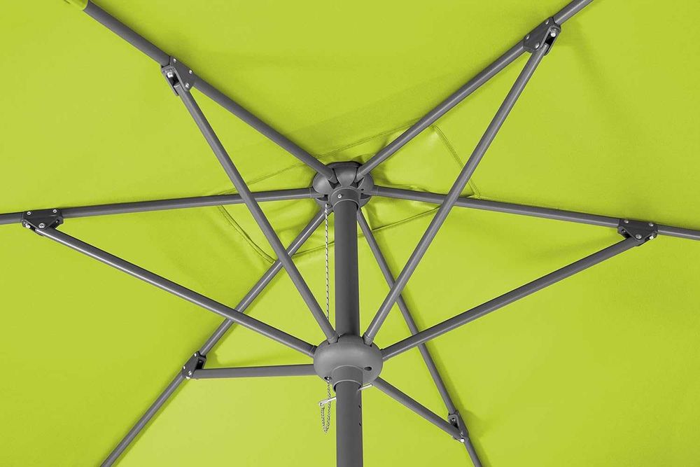 Umbrela de curte Schneider verde, 270x150 , inclinare reglabila