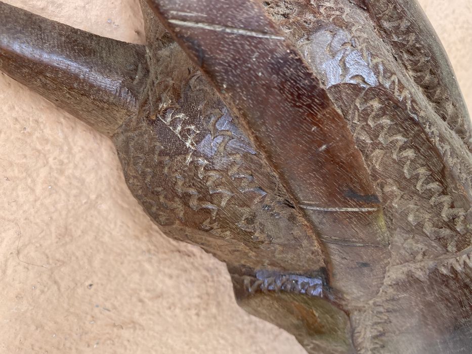 Стара френска маска дърворезба