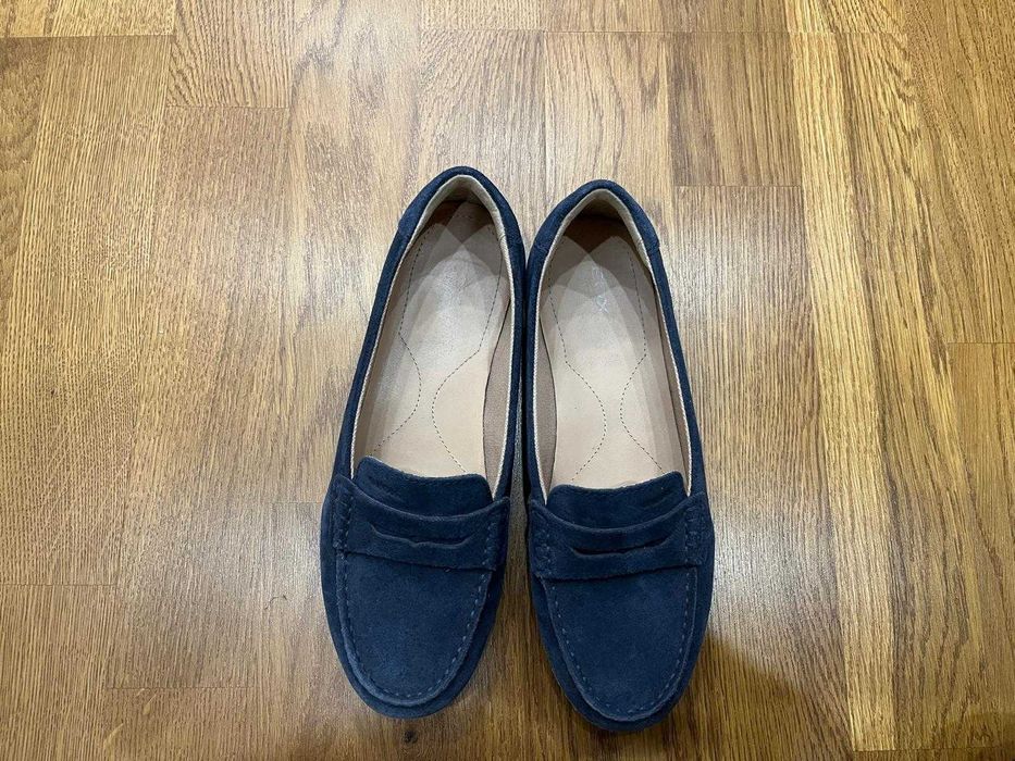 Mocasini Dama Geox D Vega piele intoarsa belumarin marimea 36