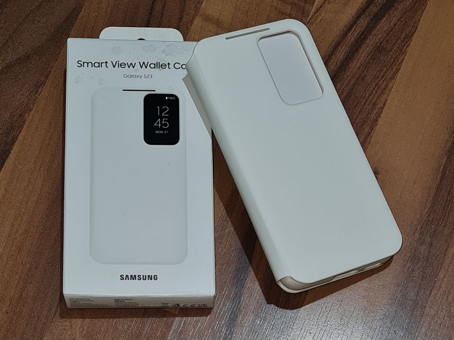 Husa flip activa originala Samsung Smart View Wallet Case S23 5G S911
