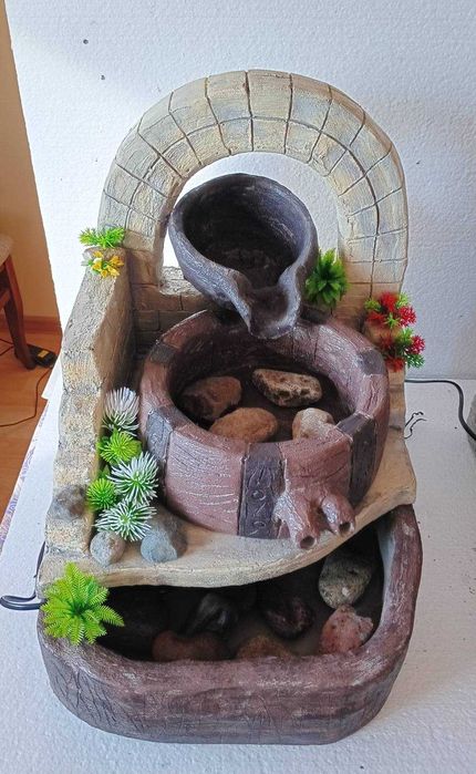 уникален ръчно изработен декоративен фонтан