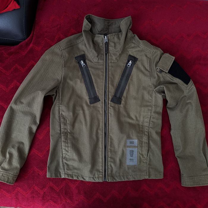 G-star Zip Track Overshirt размер М Милитъри-зелено карго яке