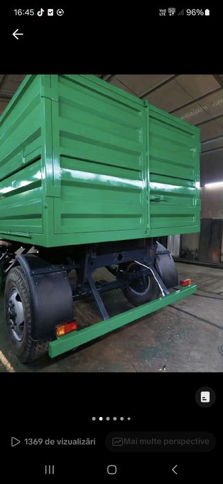 Remorca agricola pentru transport cereale