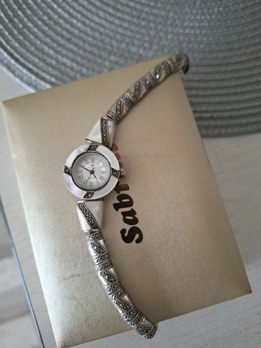 Ceas argint 925 cu piatra lunii