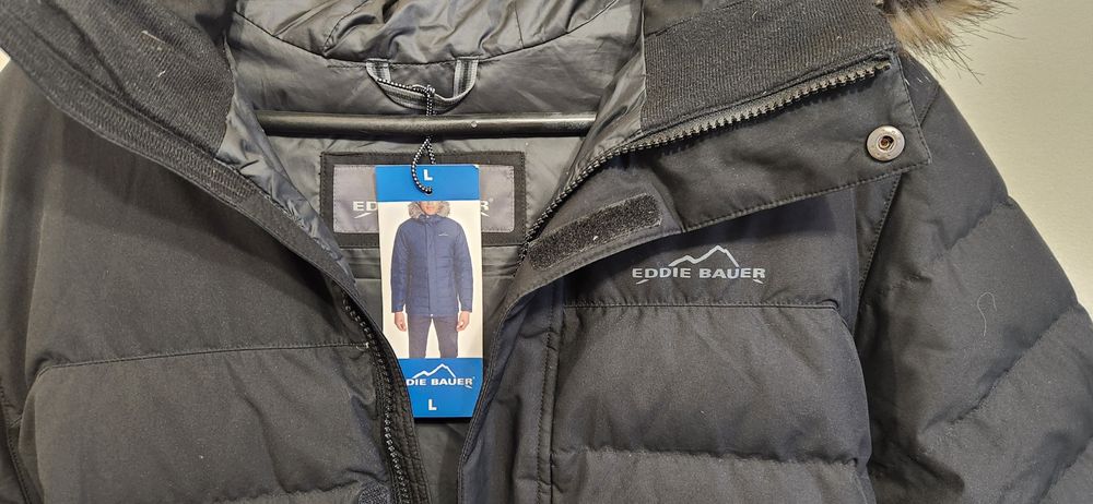 Новый пуховик аляска Eddie Bauer