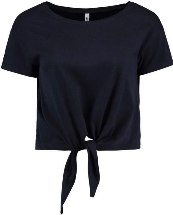 Къса тениска с връзки