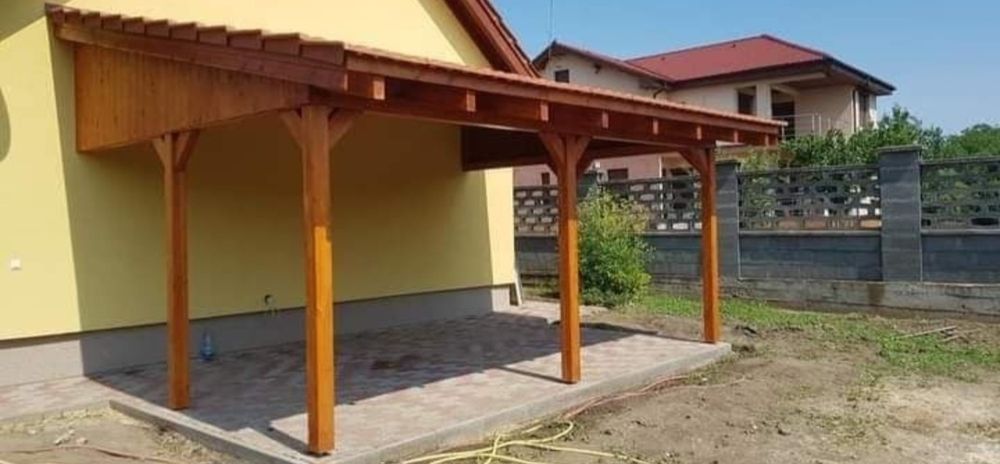 Terase foișoare magazie de depozitare pergole