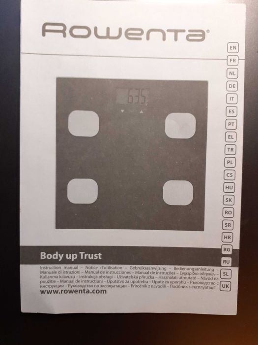 CA NOU: Cântar smart Rowenta (Tefal) de baie - casă