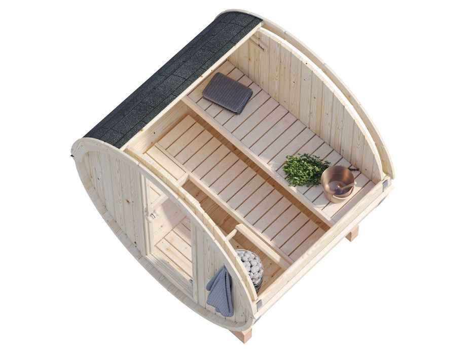 Sauna din lemn nordic Anita