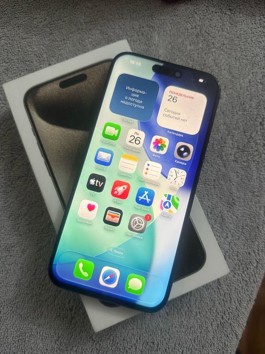Айфон 15про макс 256гб 85%