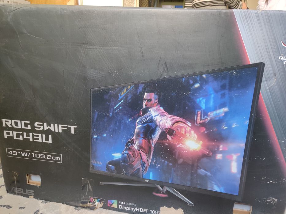 Монитор asus pg43uq 4k 144гц