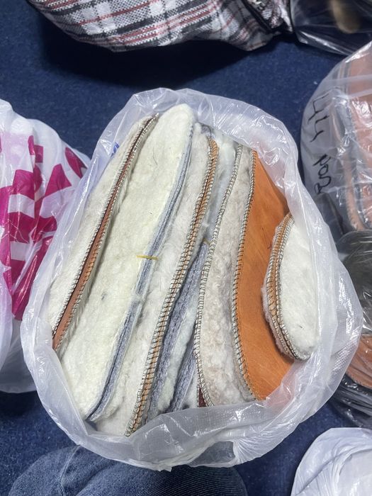 Продвм стелки коженные и с мехом