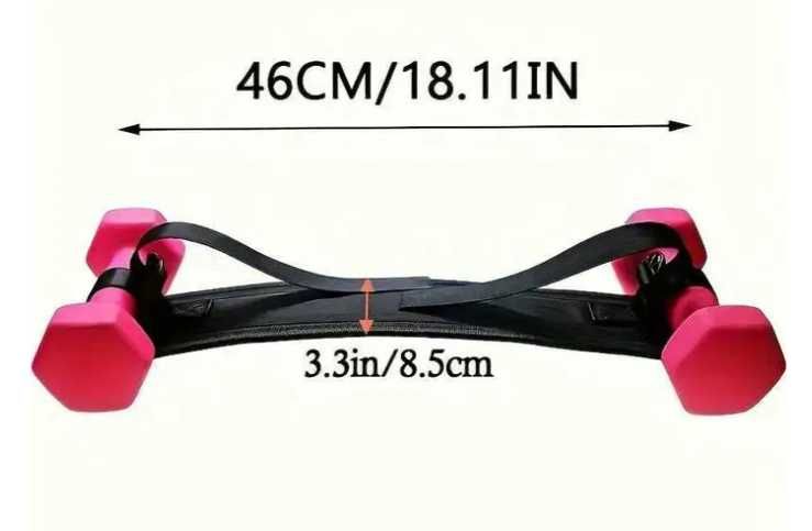 Колан за прикачване на дъмбели - за тренировка, Хип тръст