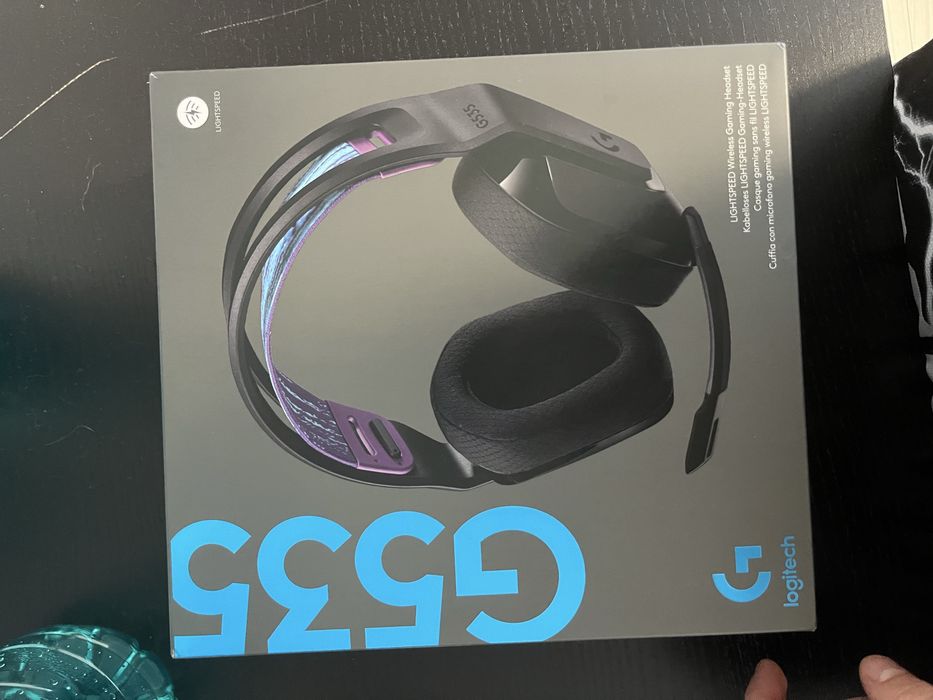 casti logitech g535 wireless aproape noi
