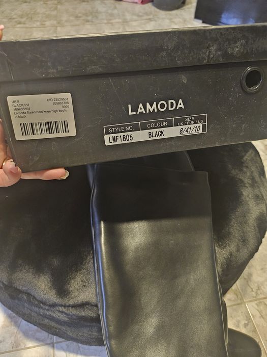 Дамски високи ботуши 41