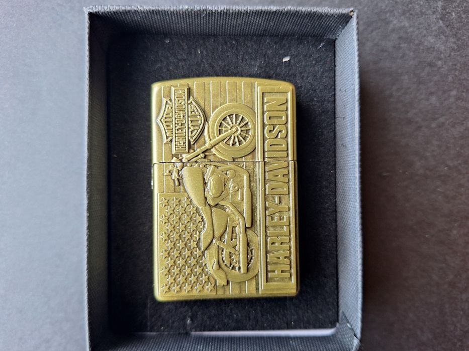 Газови метални запалки Harley Davidson (релефни)