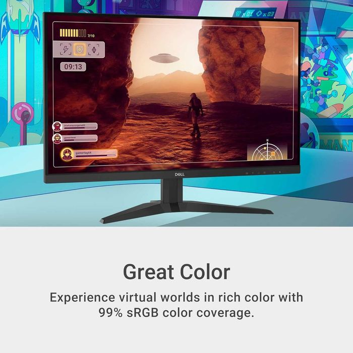 Игровой монитор Dell G2725D - 27-дюймовый QHD 2560x1440 до 180 Гц