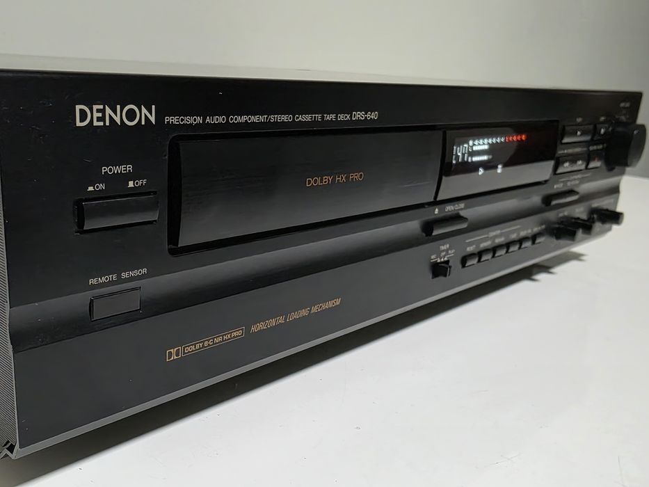 Стерео касетен дек Denon DRS-640 – Хоризонтално зареждане (CD тип)