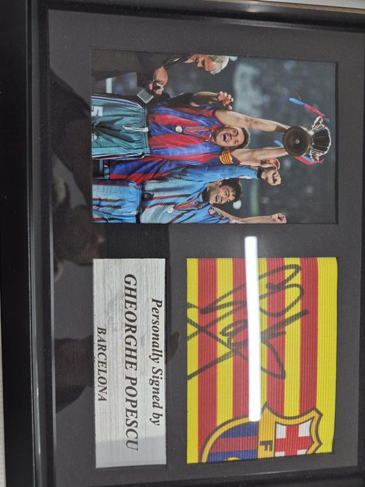 Gheorghe Popescu Barcelona banderola de capitan