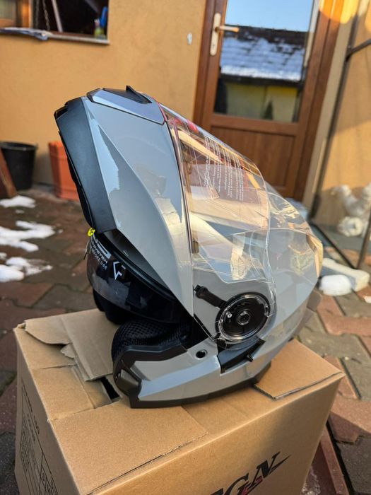 Casca moto flip-up cu ochelari S M L XL XXL