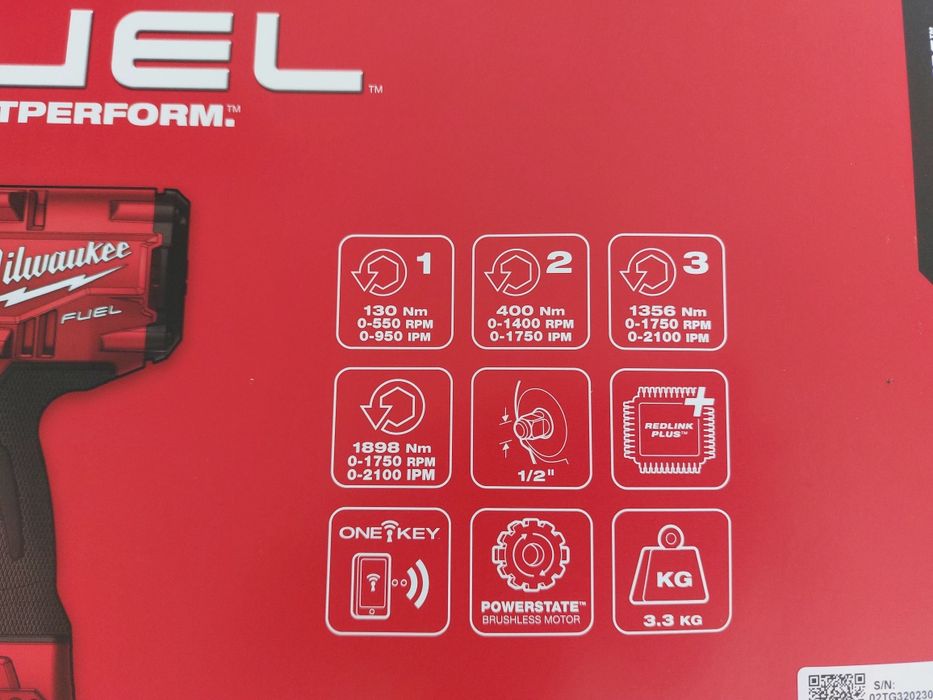 Set impact mare milwaukee M18 ONEFHIWF34, 2100 nm, NOU