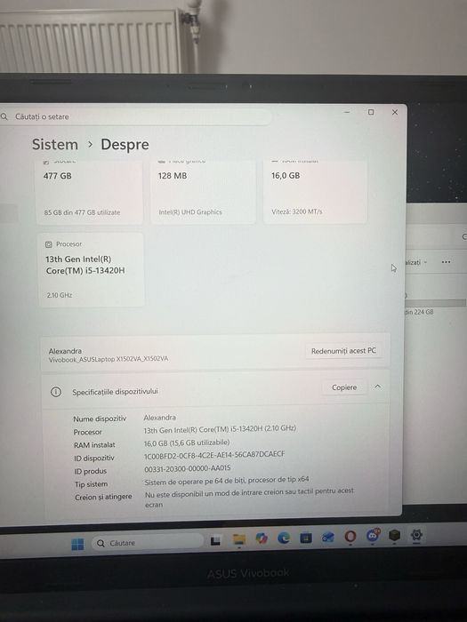 Asus Vivobook 15 i5-13420H 16GB RAM 512GB SSD