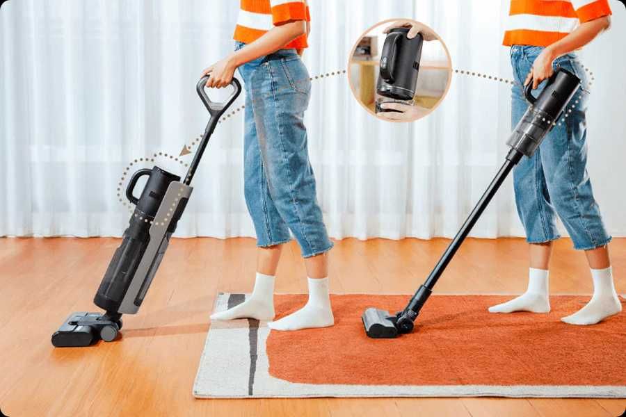 Моющий Беспроводной пылесос Xiaomi Dreame Vacuum Cleaner G10 Combo