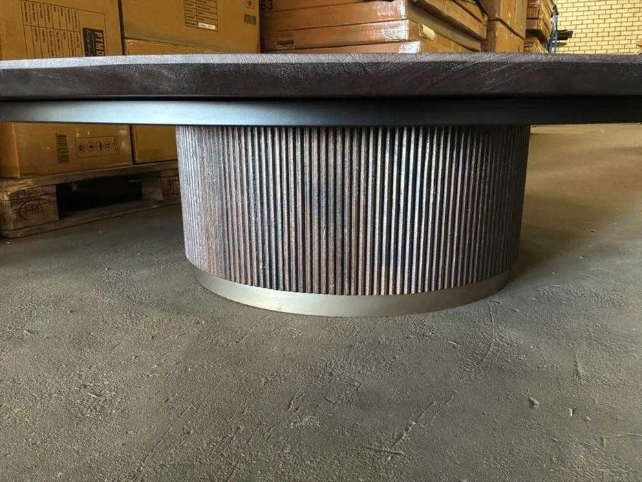 Masuta cafea rotundă modernă 150 cm, lemn TEC