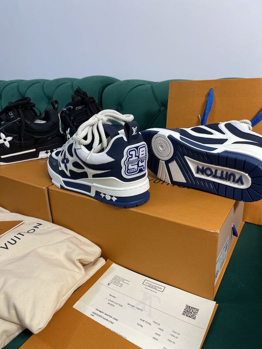 Adidasi Louis Vuitton Skate piele naturala 100% Full Box colectie noua