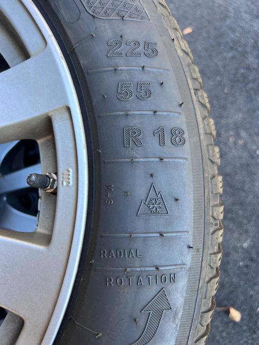 jenti aluminiu cu anvelope  Hyundai Tucson 225/55/R18