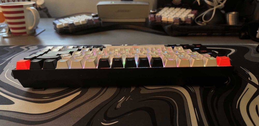 Tastatura mecanica Keychron K2 - Bluetooth - Gateron Red - Hot Swap - RGB