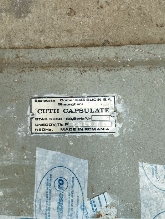 Tablou electric industrial pentru șantier de construcții.