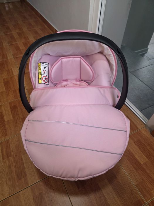 Carucior pentru gemeni BABYLux Roz