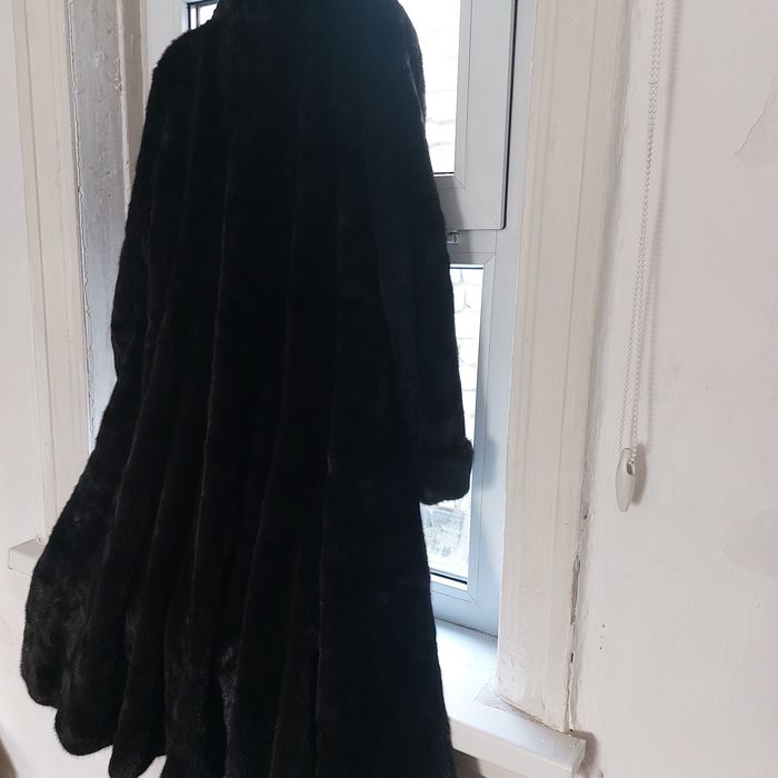 шуба норка длинная