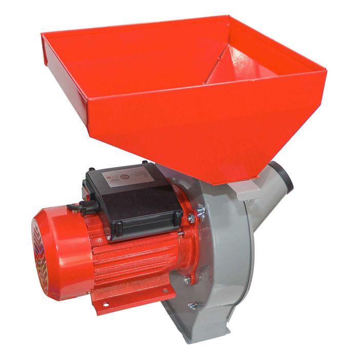 Moara Polonia 2 in 1 putere 3.9KW 3200rpm 100% cupru cuva mare, ideala pentru macinat cereale uruiala porumb boabe